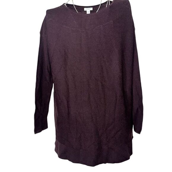 NEW WITH TAGS STUNNING J.Jill Merino Wool Washable Tunic Sweater Top Size small - Picture 2 of 7